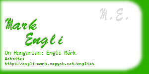 mark engli business card